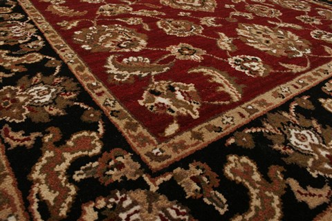 Agra Red Hand Knotted 46 X 511 Area Rug 250-21894 Image 12