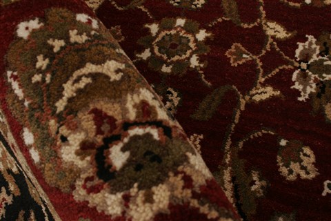 Agra Red Hand Knotted 46 X 511 Area Rug 250-21894 Image 3