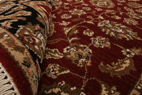 Agra Red Hand Knotted 46 X 511 Area Rug 250-21894 Image 4