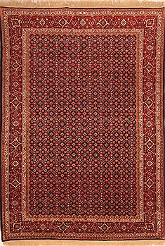 Bidjar Red Hand Knotted 6'9" X 9'7"  Area Rug 100-21899