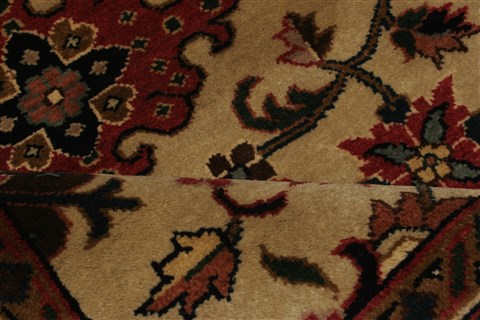 Agra Beige Hand Knotted 41 X 711 Area Rug 250-21905 Image 8