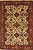 Agra Beige Hand Knotted 41 X 711  Area Rug 250-21905 Thumb 0