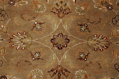 Agra Beige Hand Knotted 40 X 60 Area Rug 250-21907 Image 17