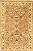 Agra Beige Hand Knotted 40 X 60  Area Rug 250-21907 Thumb 0