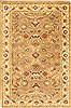 Agra Beige Hand Knotted 40 X 60 Area Rug 250-21907 Thumb 0