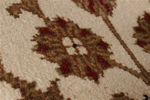 Agra Beige Hand Knotted 311 X 60 Area Rug 250-21914 Image 1