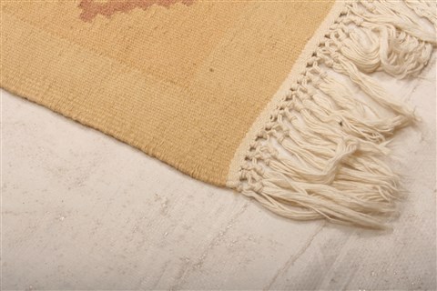 Kilim Yellow Flat Woven 51 X 82 Area Rug 100-21919 Image 5