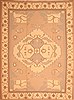 Kilim Yellow Flat Woven 87 X 119 Area Rug 100-21935 Thumb 0