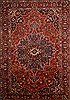 Bakhtiar Red Hand Knotted 110 X 161  Area Rug 100-21944 Thumb 0