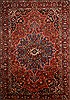 Bakhtiar Red Hand Knotted 110 X 161 Area Rug 100-21944 Thumb 0