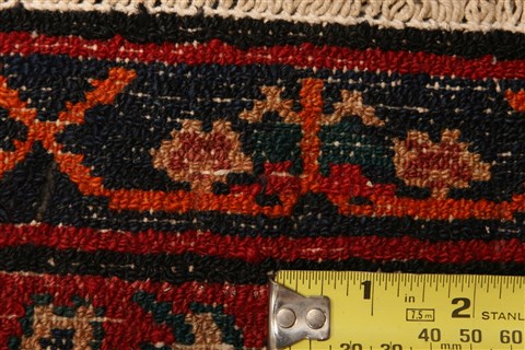 Sanandaj Red Hand Knotted 41 X 56 Area Rug 100-21945 Image 16