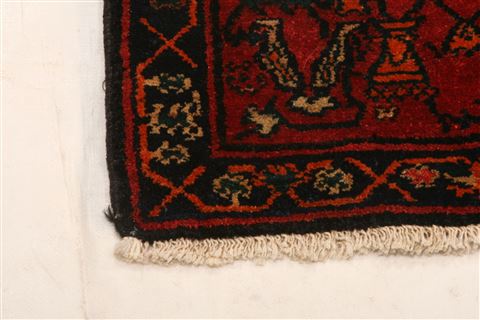 Sanandaj Red Hand Knotted 41 X 56 Area Rug 100-21945 Image 21