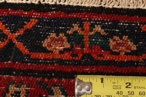 Sanandaj Red Hand Knotted 41 X 56 Area Rug 100-21945 Image 15