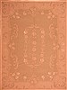 Aubusson Yellow Flat Woven 79 X 103  Area Rug 100-21950 Thumb 0