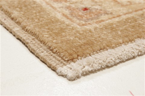 Pishavar Brown Hand Knotted 70 X 88 Area Rug 250-21958 Image 20