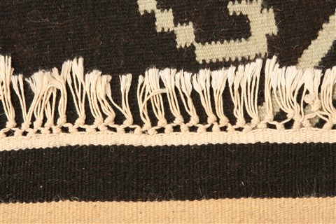 Kilim Black Flat Woven 99 X 131 Area Rug 100-21964 Image 13