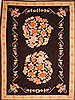 Kilim Black Flat Woven 99 X 131 Area Rug 100-21964 Thumb 0