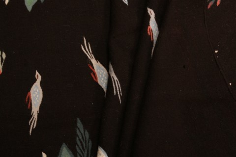 Kilim Black Flat Woven 91 X 122 Area Rug 100-21977 Image 5