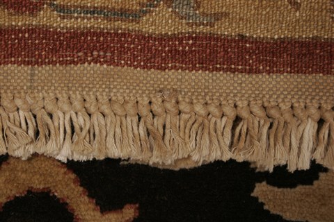 Chobi Black Hand Knotted 69 X 100 Area Rug 250-21981 Image 12
