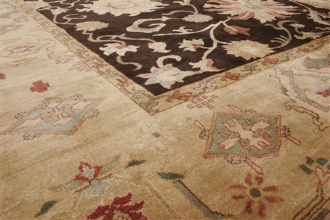 Chobi Black Hand Knotted 69 X 100 Area Rug 250-21981 Image 14