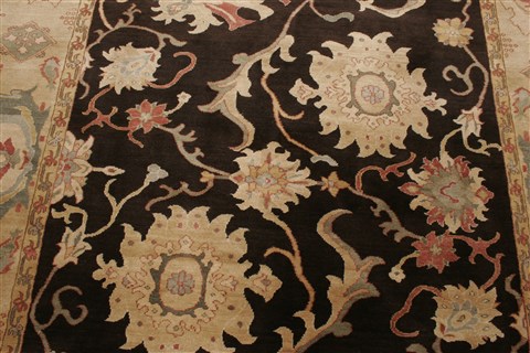 Chobi Black Hand Knotted 69 X 100 Area Rug 250-21981 Image 16