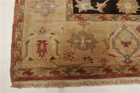 Chobi Black Hand Knotted 69 X 100 Area Rug 250-21981 Image 17