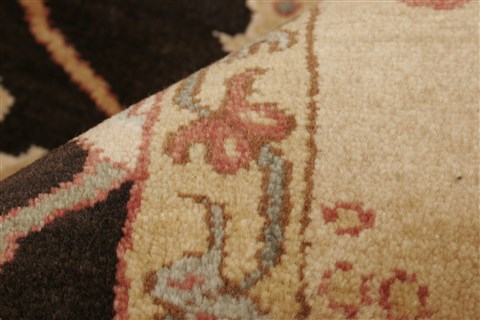 Chobi Black Hand Knotted 69 X 100 Area Rug 250-21981 Image 1