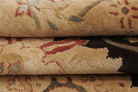 Chobi Black Hand Knotted 69 X 100 Area Rug 250-21981 Image 7