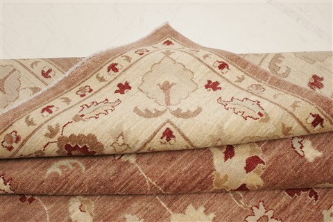 Pishavar Brown Hand Knotted 711 X 102 Area Rug 250-21984 Image 10