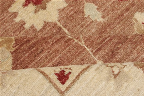 Pishavar Brown Hand Knotted 711 X 102 Area Rug 250-21984 Image 11