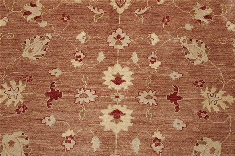 Pishavar Brown Hand Knotted 711 X 102 Area Rug 250-21984 Image 17