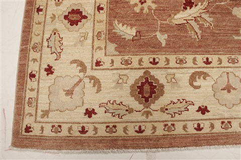 Pishavar Brown Hand Knotted 711 X 102 Area Rug 250-21984 Image 18