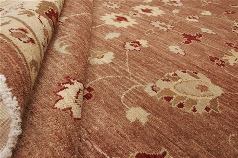 Pishavar Brown Hand Knotted 711 X 102 Area Rug 250-21984 Image 8