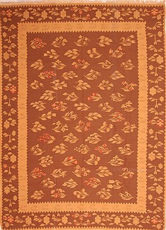 Kilim Beige Flat Woven 9'0" X 11'6"  Area Rug 100-21985