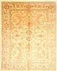 Pishavar Beige Hand Knotted 86 X 105  Area Rug 250-21986 Thumb 0