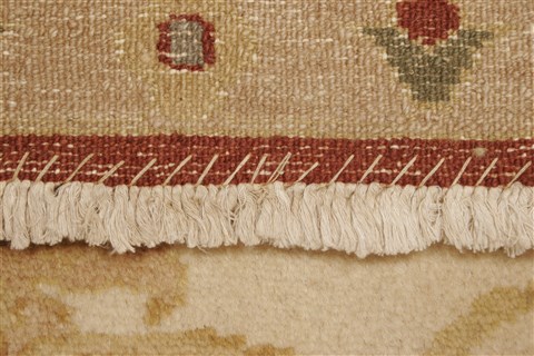 Chobi Beige Hand Knotted 84 X 97 Area Rug 250-21988 Image 15