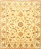 Chobi Beige Hand Knotted 84 X 97  Area Rug 250-21988 Thumb 0