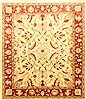 Pishavar Beige Hand Knotted 80 X 91 Area Rug 250-21989 Thumb 0