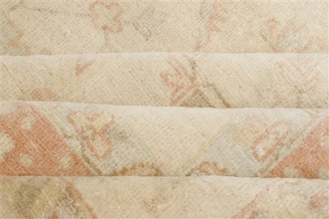 Oushak Beige Hand Knotted 711 X 100  Area Rug 250-21994 Image 10