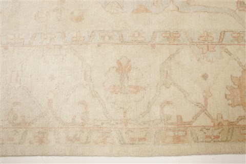 Oushak Beige Hand Knotted 711 X 100  Area Rug 250-21994 Image 16
