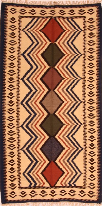 Kilim Brown Flat Woven 48 X 811 Area Rug 100-22010 Image 0