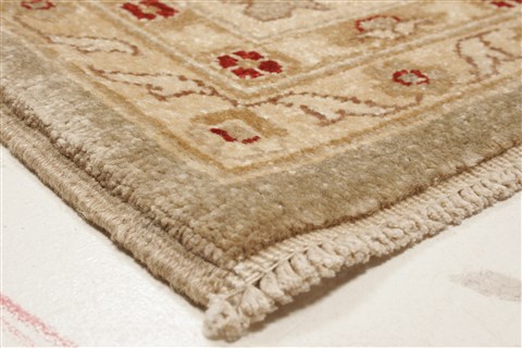Pishavar Grey Hand Knotted 81 X 96 Area Rug 250-22011 Image 19