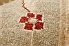 Pishavar Grey Hand Knotted 81 X 96 Area Rug 250-22011 Thumb 3
