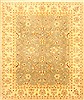 Pishavar Grey Hand Knotted 8'1" X 9'6"  Area Rug 250-22011