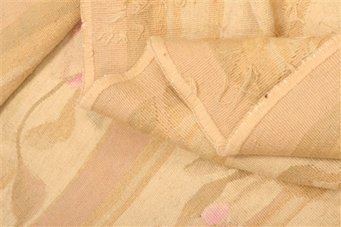 French Country Beige Flat Woven 60 X 87  Area Rug 100-22020 Image 2