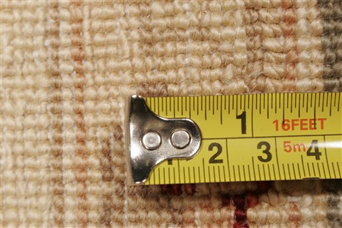 Pishavar Green Hand Knotted 83 X 97  Area Rug 250-22021 Image 11