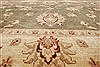 Pishavar Green Hand Knotted 83 X 97  Area Rug 250-22021 Thumb 13