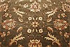 Pishavar Green Hand Knotted 83 X 97  Area Rug 250-22021 Thumb 16