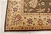 Pishavar Green Hand Knotted 83 X 97  Area Rug 250-22021 Thumb 17