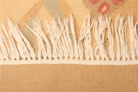 Kilim Yellow Flat Woven 82 X 104 Area Rug 100-22023 Image 18